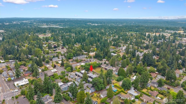 1323 N 185th St Unit A, Shoreline, WA 98133 - aerial view of property's location with a forest