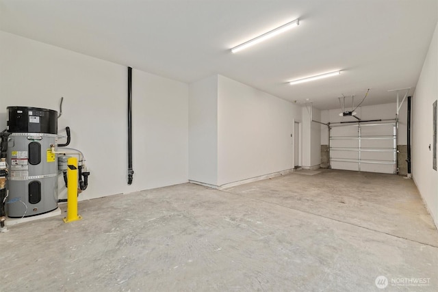 1323 N 185th St Unit A, Shoreline, WA 98133 - garage with water heater and a garage door opener