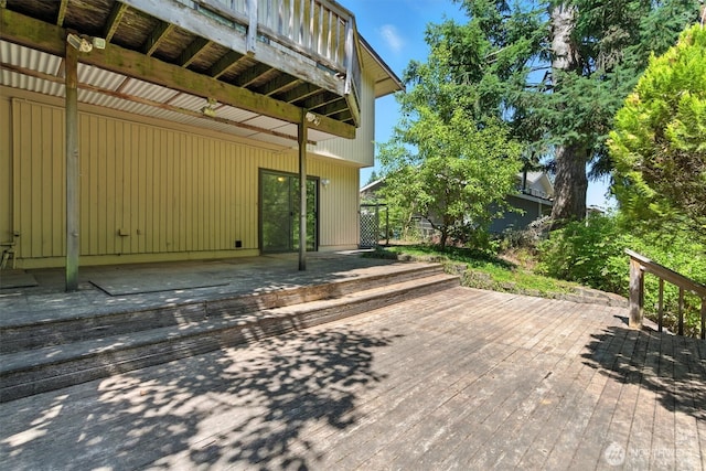 2417 179th Ave E, Lake Tapps, WA 98391 - view of wooden deck