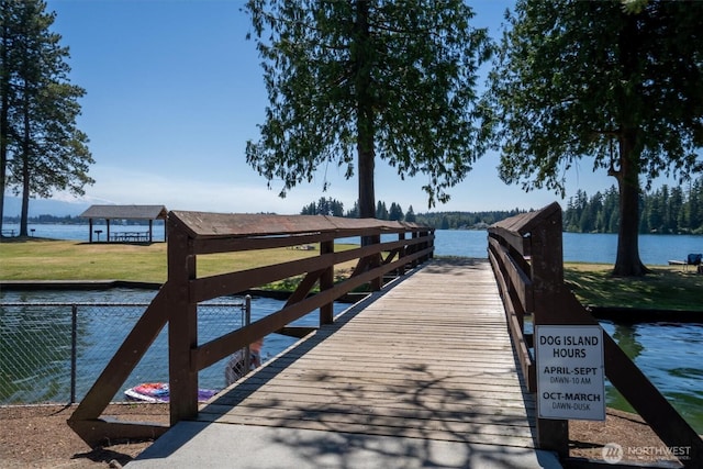 2417 179th Ave E, Lake Tapps, WA 98391 - dock area featuring a water view