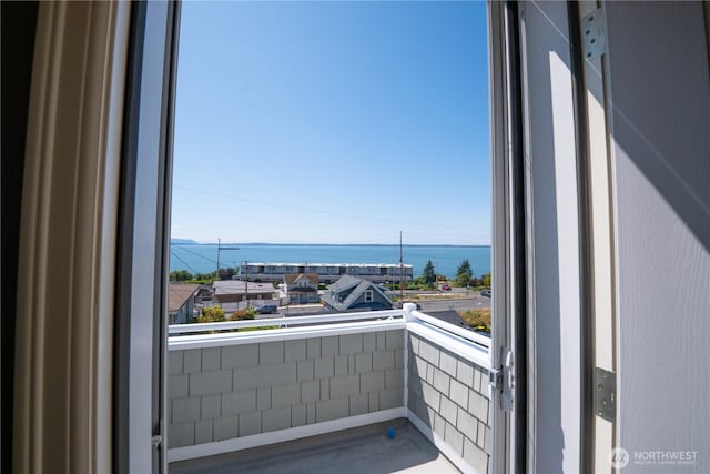 618 12th St, Bellingham, WA 98225 - balcony featuring a water view