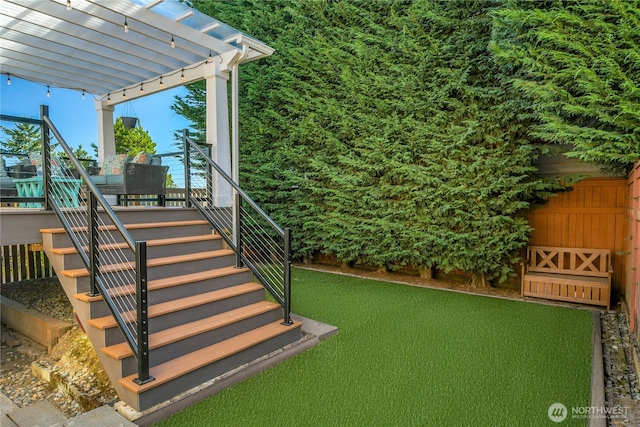 2456 4th Ave W, Seattle, WA 98119 - view of yard featuring stairs