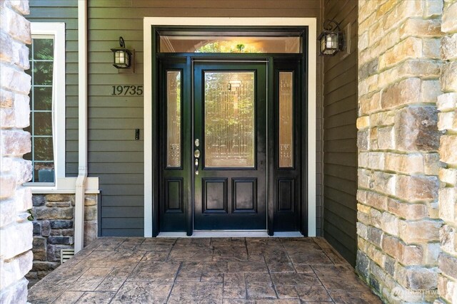 19735 183rd Way SE, Renton, WA 98058 - view of exterior entry with stone siding