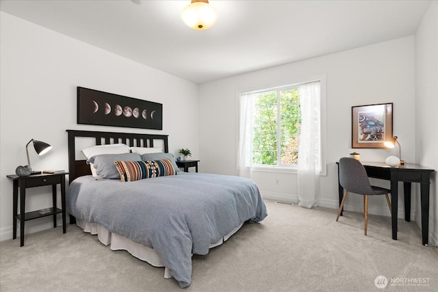 19735 183rd Way SE, Renton, WA 98058 - bedroom with light colored carpet and a desk