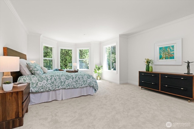 19735 183rd Way SE, Renton, WA 98058 - bedroom with crown molding and light carpet