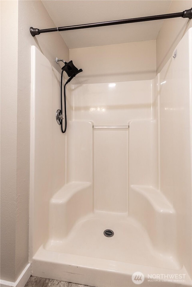 120 E Rd Of Tralee, Shelton, WA 98584 - bathroom featuring a shower and baseboards