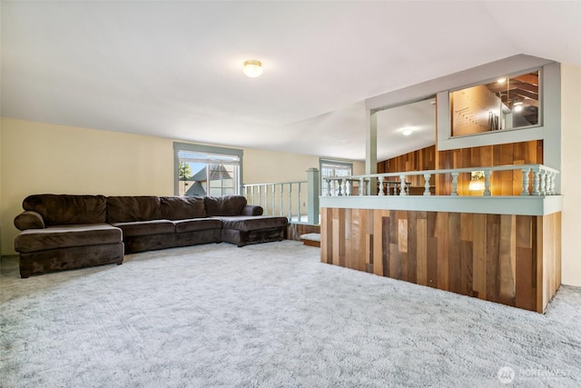 511 N Iron St, Centralia, WA 98531 - living room with carpet flooring and lofted ceiling