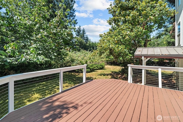 5225 Illahee Ln NE, Olympia, WA 98516 - view of wooden terrace