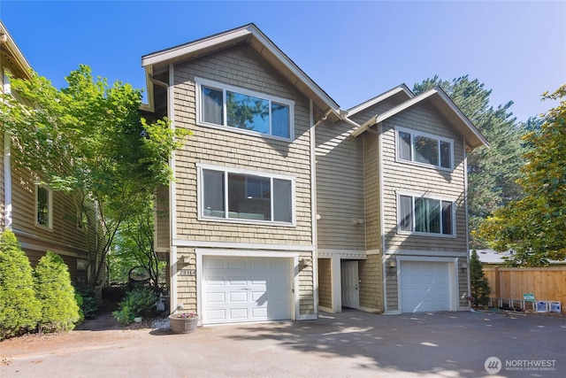 2511 NE 125th St Unit A, Seattle, WA 98125 - view of front of home featuring a garage and driveway