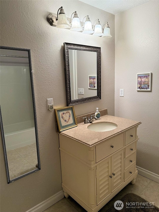 598 Blue Wing Loop SE, Ocean Shores, WA 98569 - bathroom with vanity and marble finish flooring