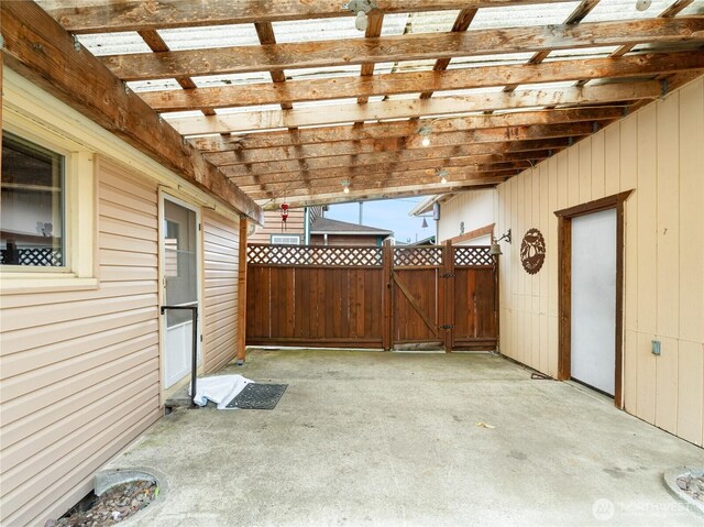 2507 Bay Ave, Hoquiam, WA 98550 - view of patio with a gate