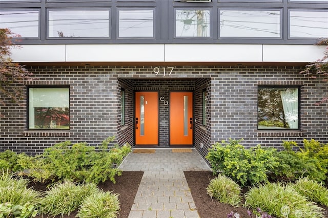 917 NW 51st St Unit D, Seattle, WA 98107 - doorway to property with brick siding