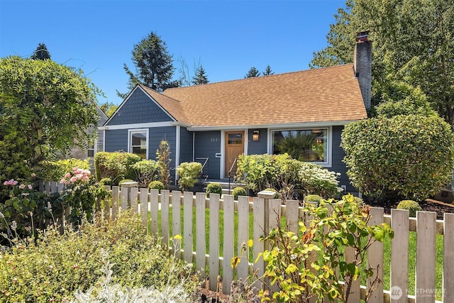 3033 48th Ave SW, Seattle, WA 98116 - view of front facade with a chimney