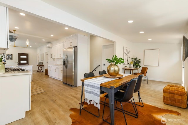 5310 46th Ave S, Seattle, WA 98118 - dining room featuring recessed lighting and light wood-style flooring