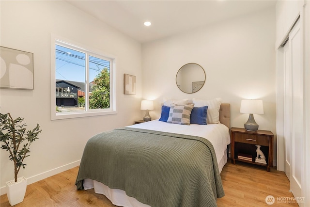 5310 46th Ave S, Seattle, WA 98118 - bedroom with light wood finished floors and recessed lighting
