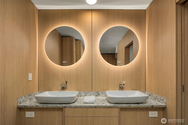 3650 26th Pl W Unit 202A, Seattle, WA 98199 - bathroom with double vanity