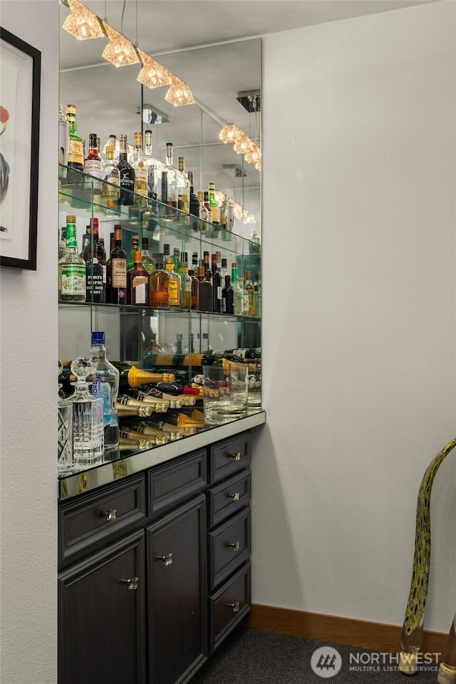 3650 26th Pl W Unit 202A, Seattle, WA 98199 - indoor dry bar with baseboards