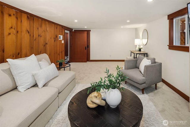 5817 28th Ave NW, Seattle, WA 98107 - living room with light colored carpet and recessed lighting