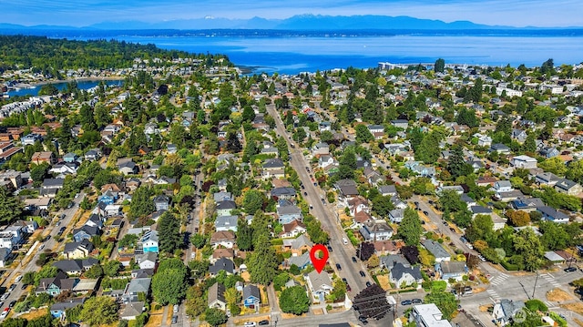 5817 28th Ave NW, Seattle, WA 98107 - view of property location featuring a water and mountain view