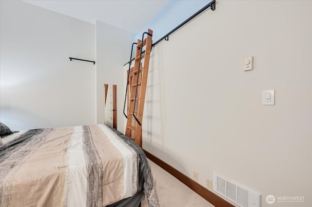 201 Galer St Unit 362, Seattle, WA 98109 - carpeted bedroom featuring a barn door