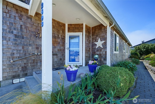 2603 Sea Crest Ln, Long Beach, WA 98631 - doorway to property with covered porch