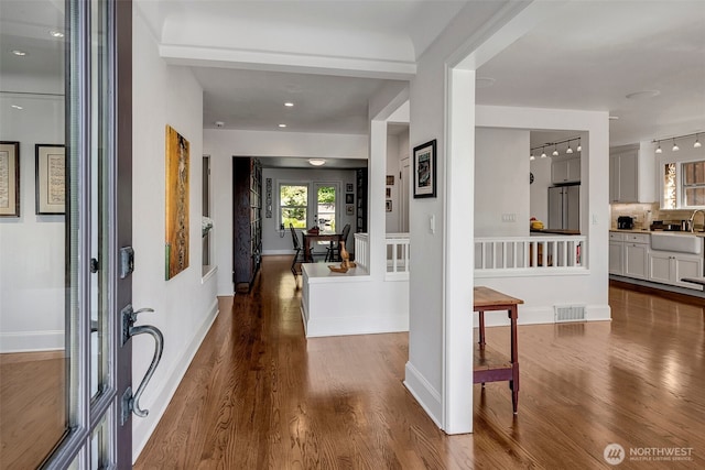 3006 43rd Ave W, Seattle, WA 98199 - foyer featuring wood finished floors