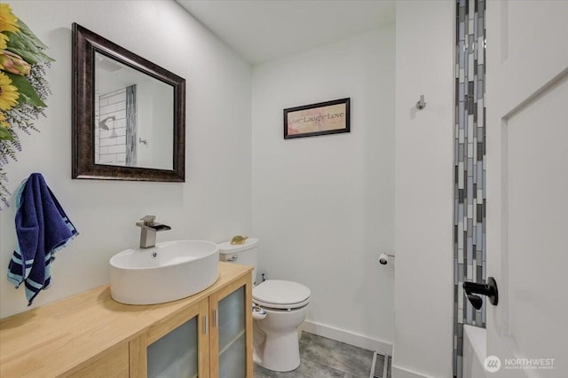 701 Mountain View Dr, Mount Vernon, WA 98273 - bathroom featuring toilet and vanity