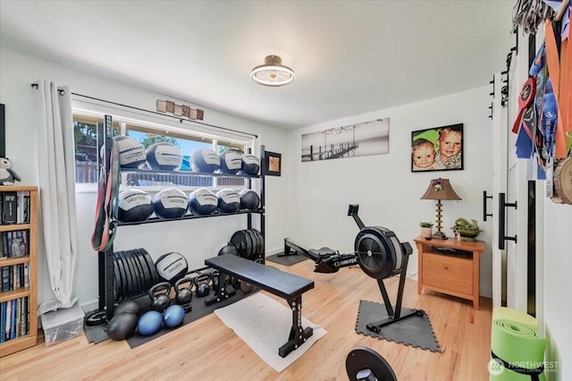701 Mountain View Dr, Mount Vernon, WA 98273 - exercise room with wood finished floors