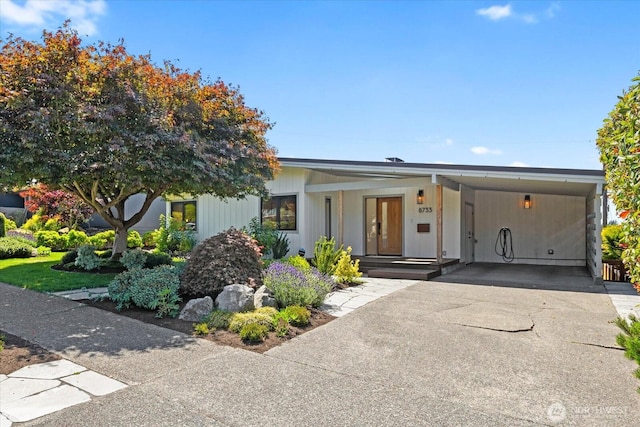 8733 21st Ave NW, Seattle, WA 98117 - view of front of home with driveway and a carport