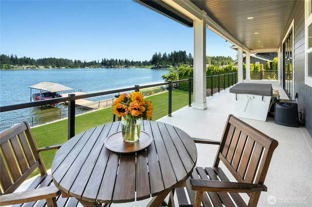 3844 Long Lake Loop SE, Olympia, WA 98503 - balcony with a water view