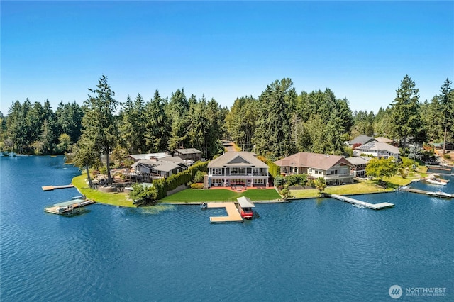 3844 Long Lake Loop SE, Olympia, WA 98503 - bird's eye view of a nearby body of water