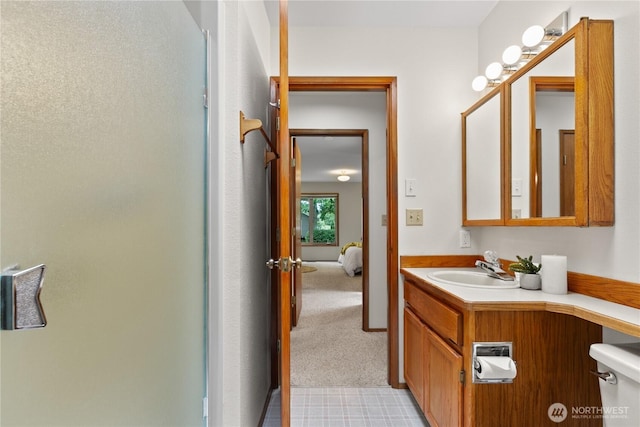 4867 N Village Ln, Bellingham, WA 98226 - bathroom with vanity and toilet