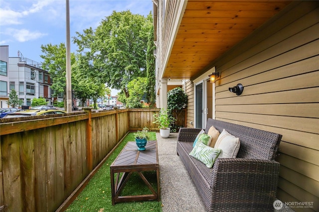9217 Roosevelt Way NE Unit B, Seattle, WA 98115 - view of patio featuring a deck