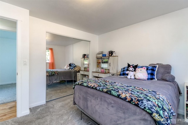7718 50th Ave E, Tacoma, WA 98443 - carpeted bedroom with a closet and baseboards