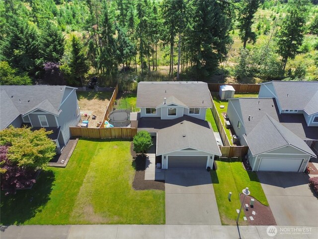19826 207th Street Ct E, Orting, WA 98360 - aerial perspective of suburban area