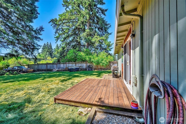 17141 SE 267th St, Covington, WA 98042 - wooden deck featuring a fenced backyard