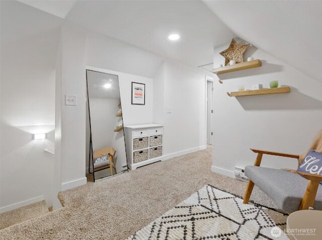 2118 S Sheridan Ave, Tacoma, WA 98405 - living area with carpet floors and recessed lighting