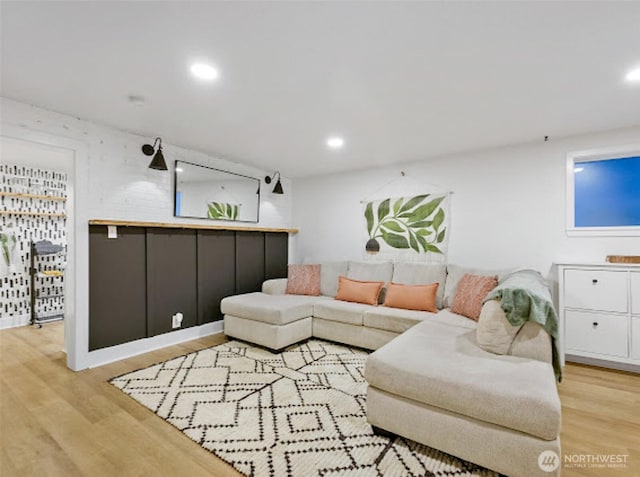 2118 S Sheridan Ave, Tacoma, WA 98405 - living room with wood finished floors and recessed lighting