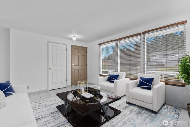 802 39th Pl, Bellingham, WA 98229 - living area featuring baseboards and light tile patterned floors