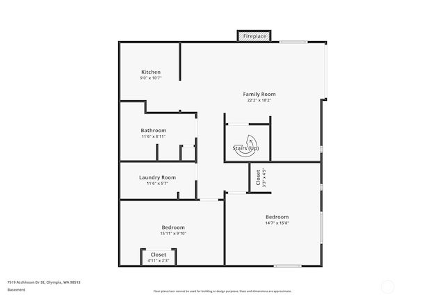 7519 Atchinson Dr SE, Olympia, WA 98513 - view of room layout