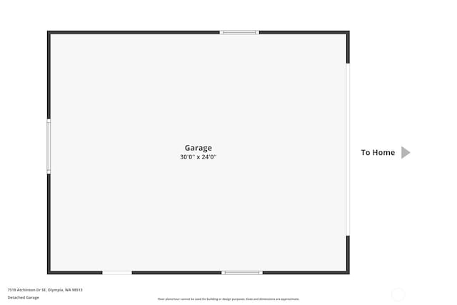 7519 Atchinson Dr SE, Olympia, WA 98513 - view of floor plan / room layout