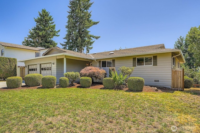 13601 SE 141st St, Renton, WA 98059 - view of front of property featuring an attached garage and a front lawn