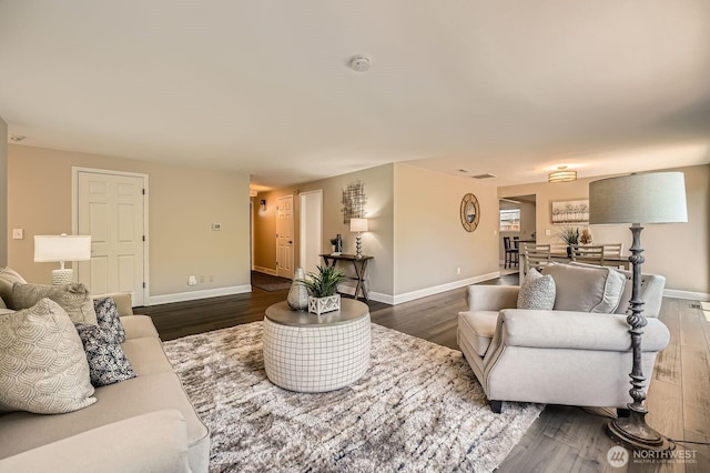 13601 SE 141st St, Renton, WA 98059 - living area with wood finished floors