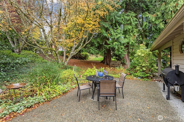 190 Bluffs Dr Unit 1, Port Townsend, WA 98368 - view of patio with grilling area and outdoor dining space