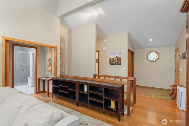 190 Bluffs Dr Unit 1, Port Townsend, WA 98368 - bedroom featuring light wood-style floors and baseboards