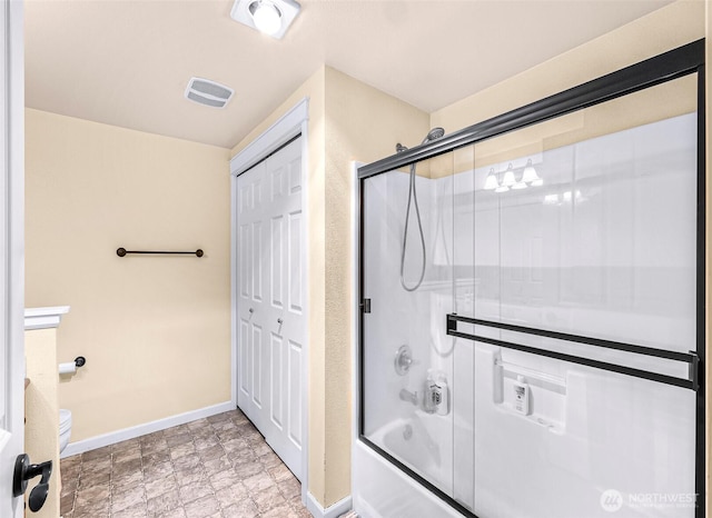 690 32nd St Unit B210, Bellingham, WA 98225 - full bath with bath / shower combo with glass door and toilet