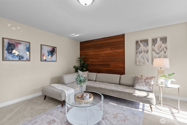 1214 E 61st St, Tacoma, WA 98404 - carpeted living area featuring baseboards