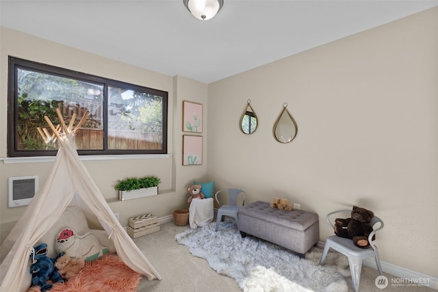 1214 E 61st St, Tacoma, WA 98404 - bedroom with carpet floors and heating unit