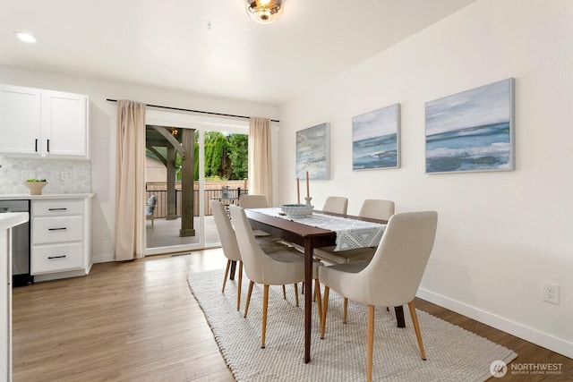 2016 3rd Ct SE, Auburn, WA 98002 - dining space featuring light wood-style flooring and recessed lighting
