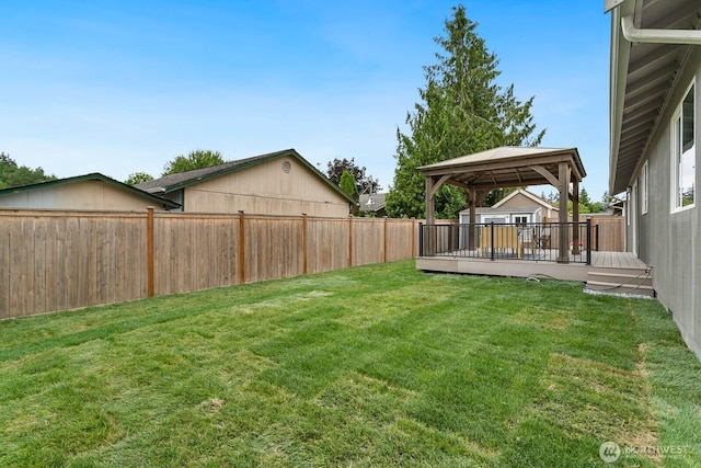 2016 3rd Ct SE, Auburn, WA 98002 - fenced backyard with a gazebo and a deck